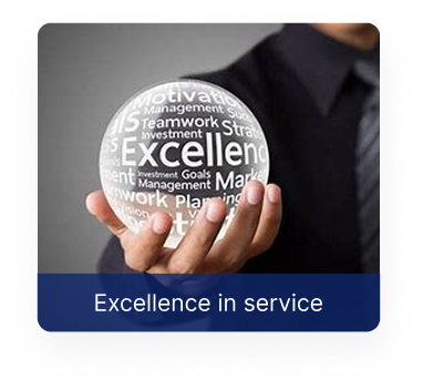 Excellence in service
